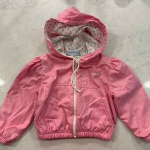 OshKosh B'gosh Vintage Floral Print Fabric Raincoat